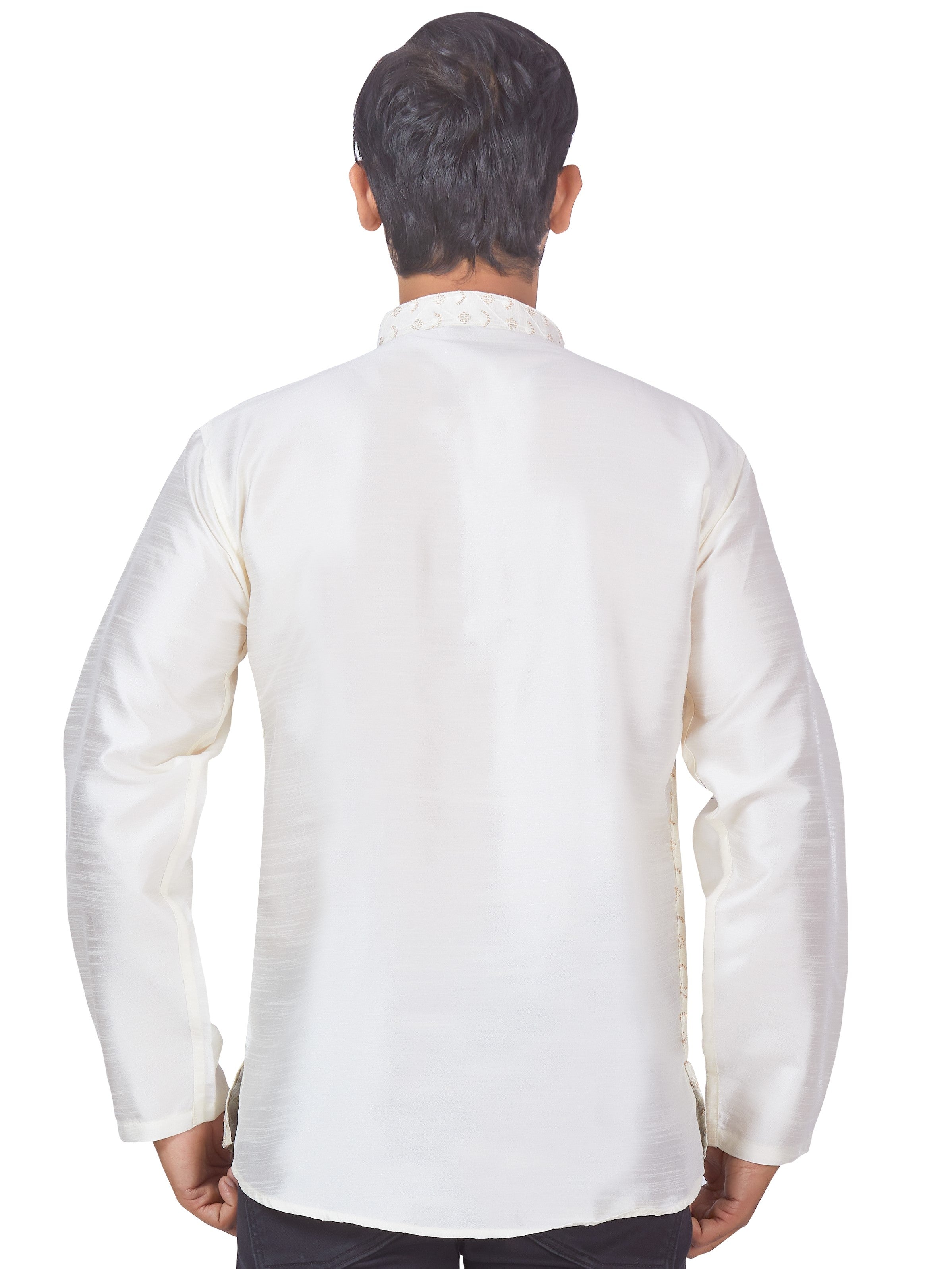 Mens Sequin Embroidered Kurti - Roop Darshan