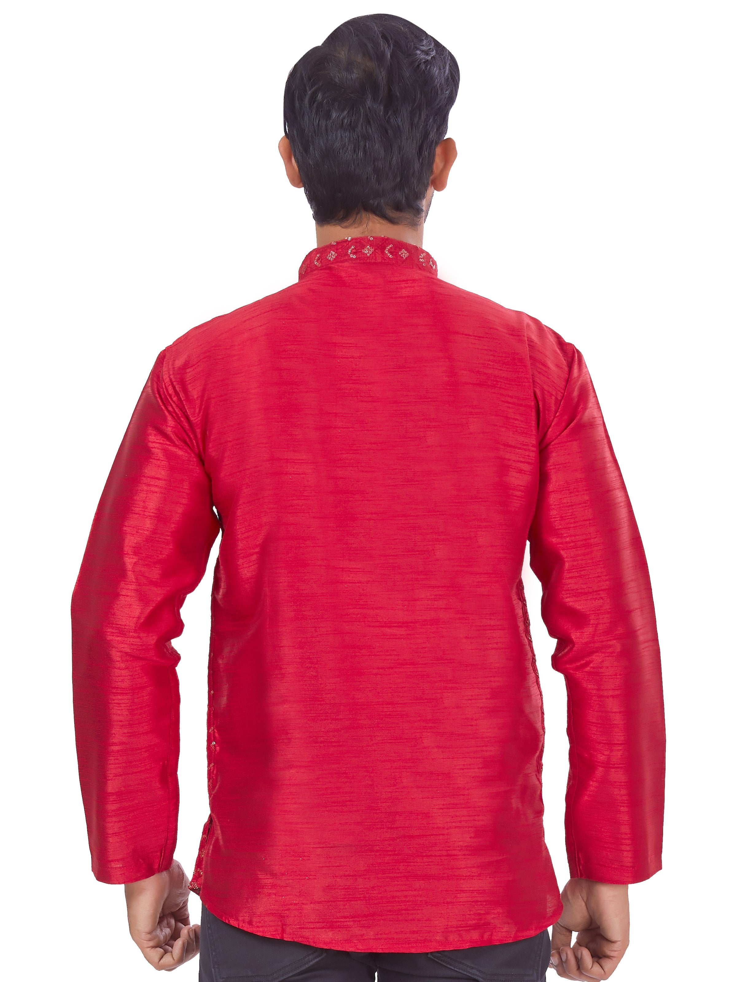 Mens Sequin Embroidered Kurti - Roop Darshan