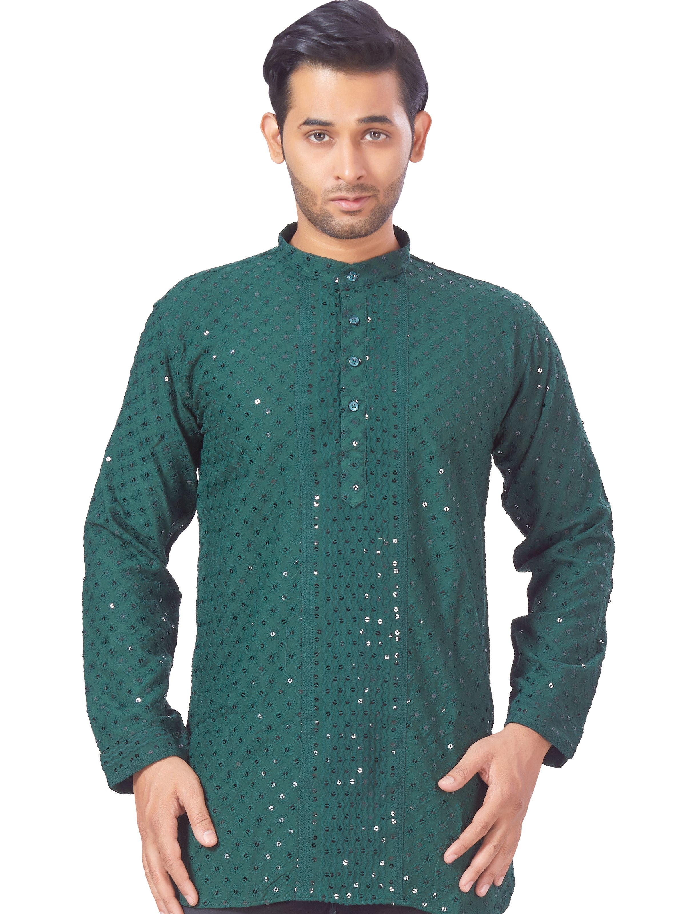 Mens Chikankari Kurta - Roop Darshan