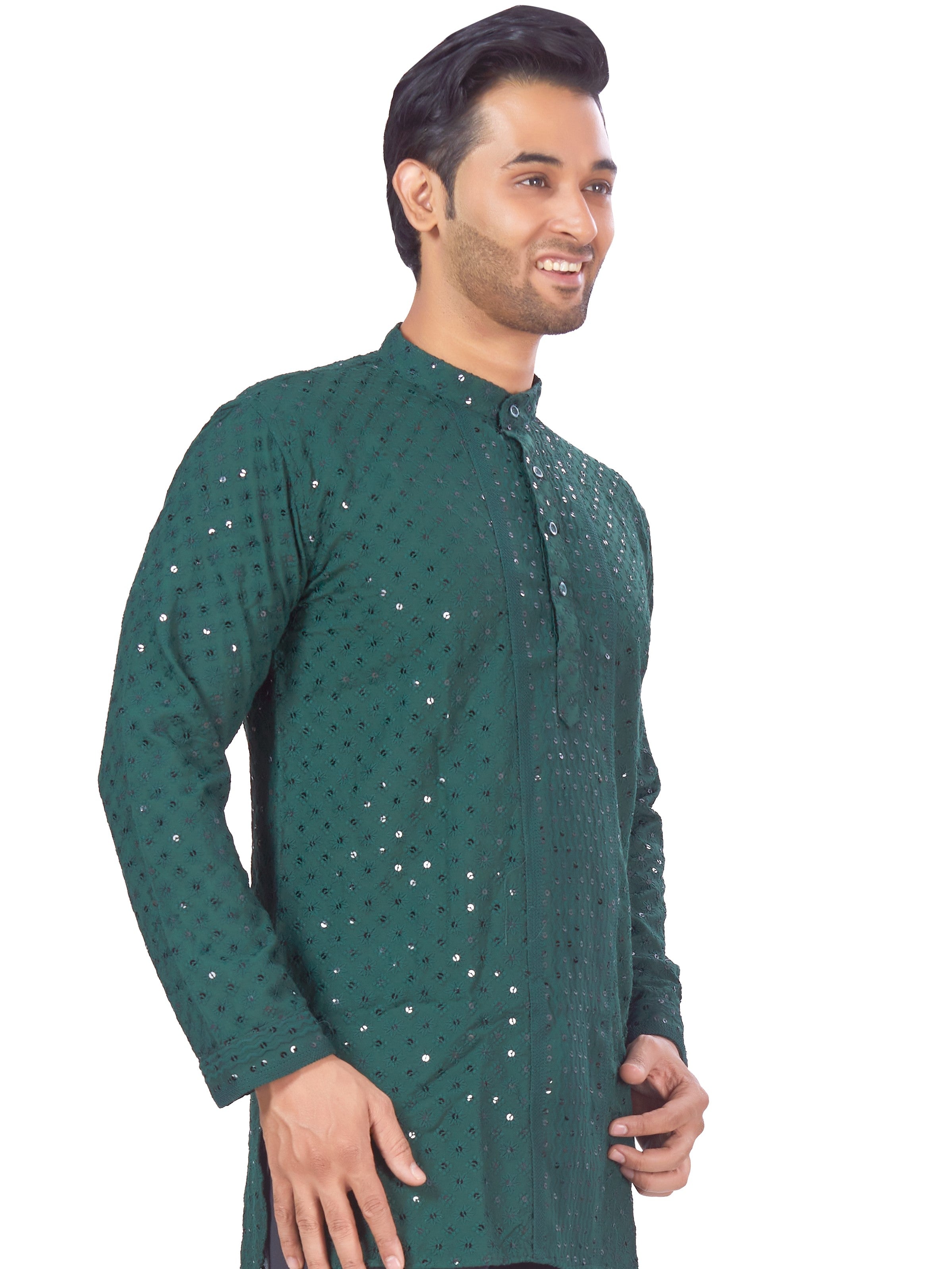 Mens Chikankari Kurta - Roop Darshan