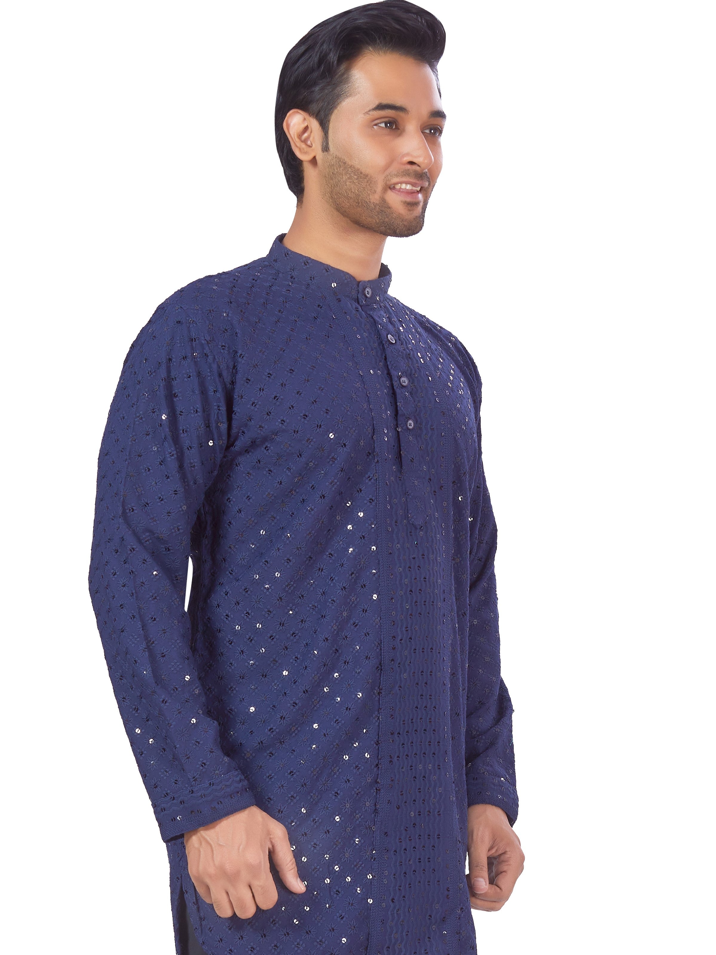 Mens Chikankari Kurta - Roop Darshan