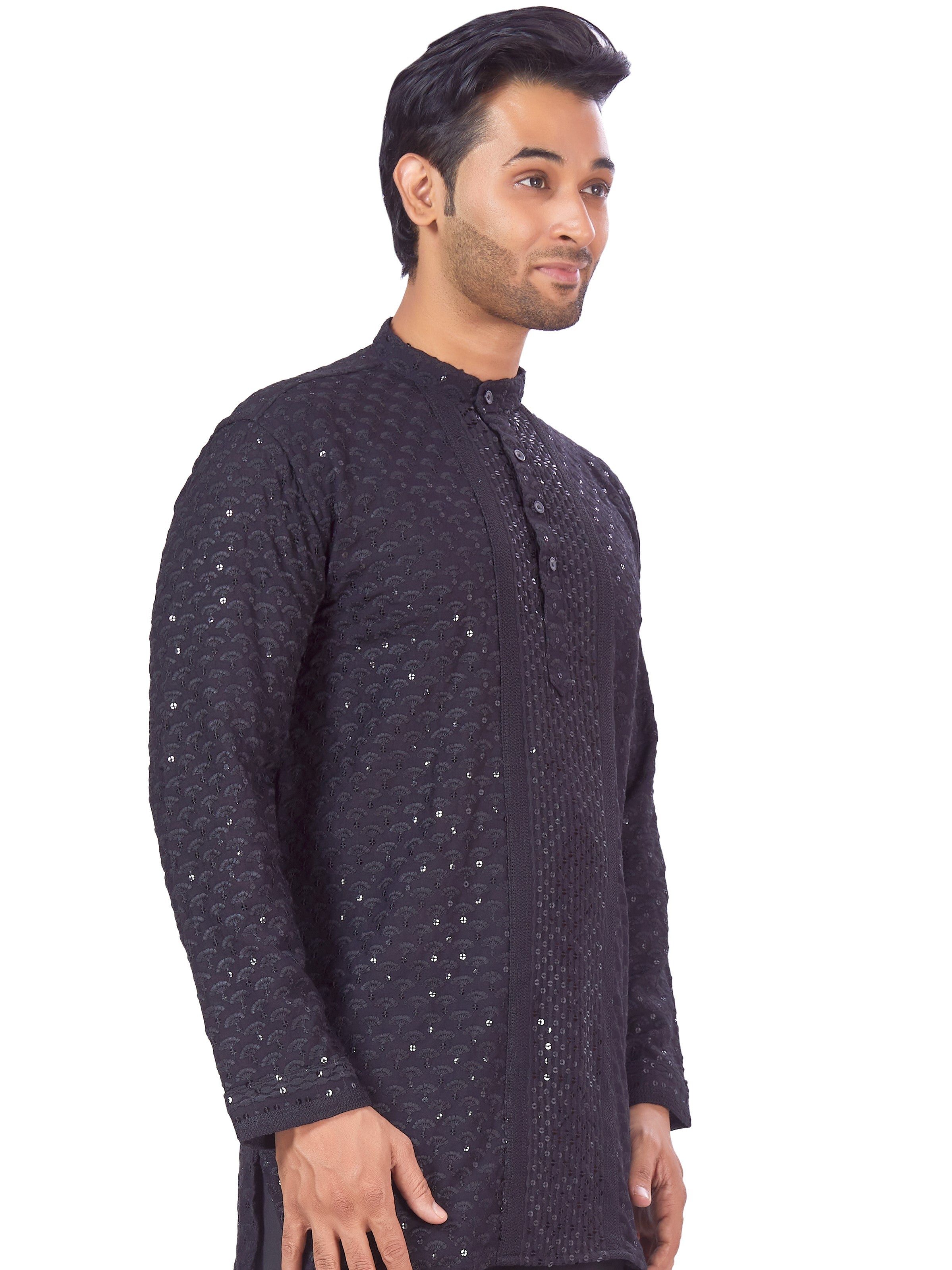 Mens Chikankari Kurta - Roop Darshan