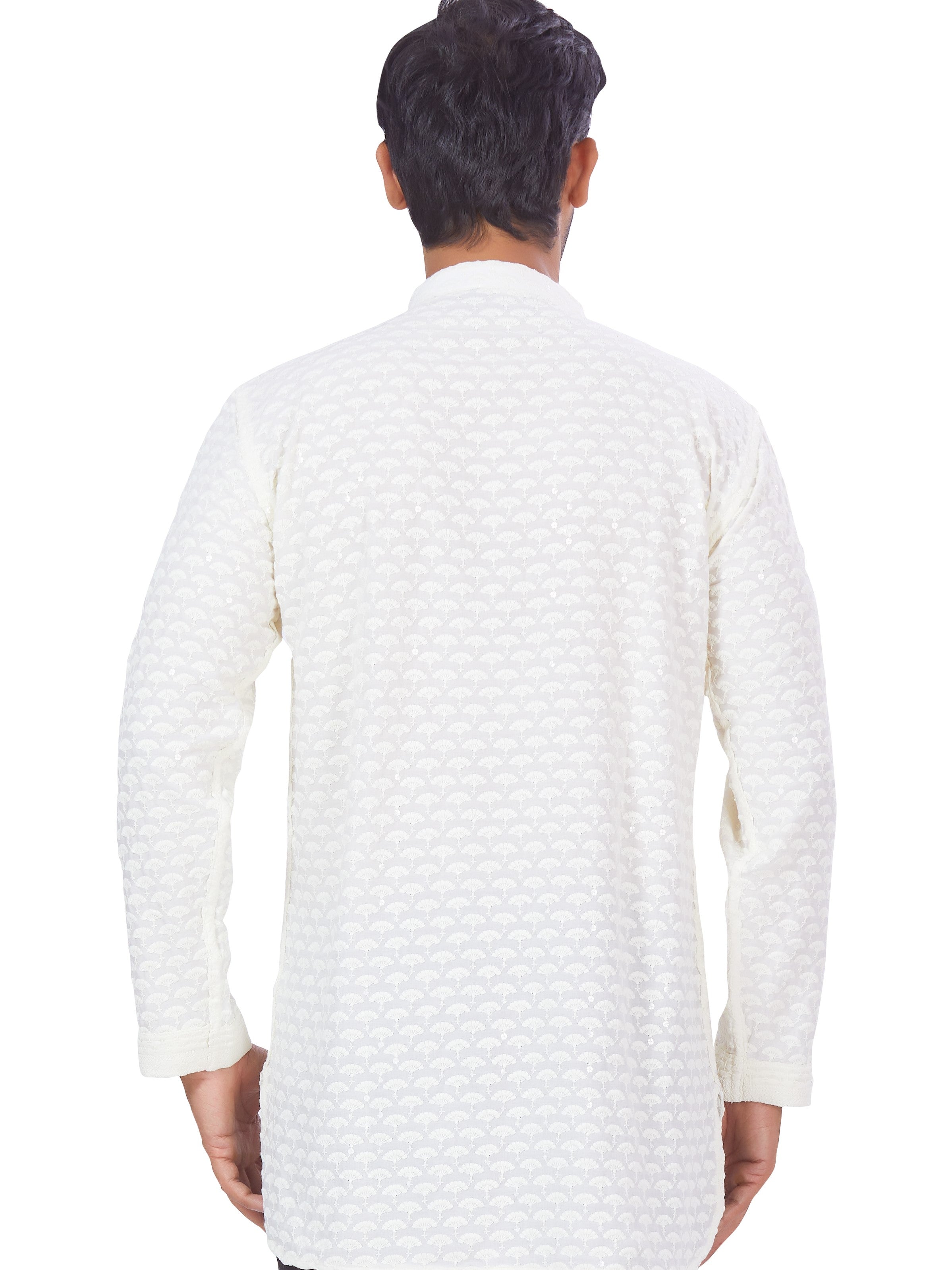 Mens Chikankari Kurta - Roop Darshan