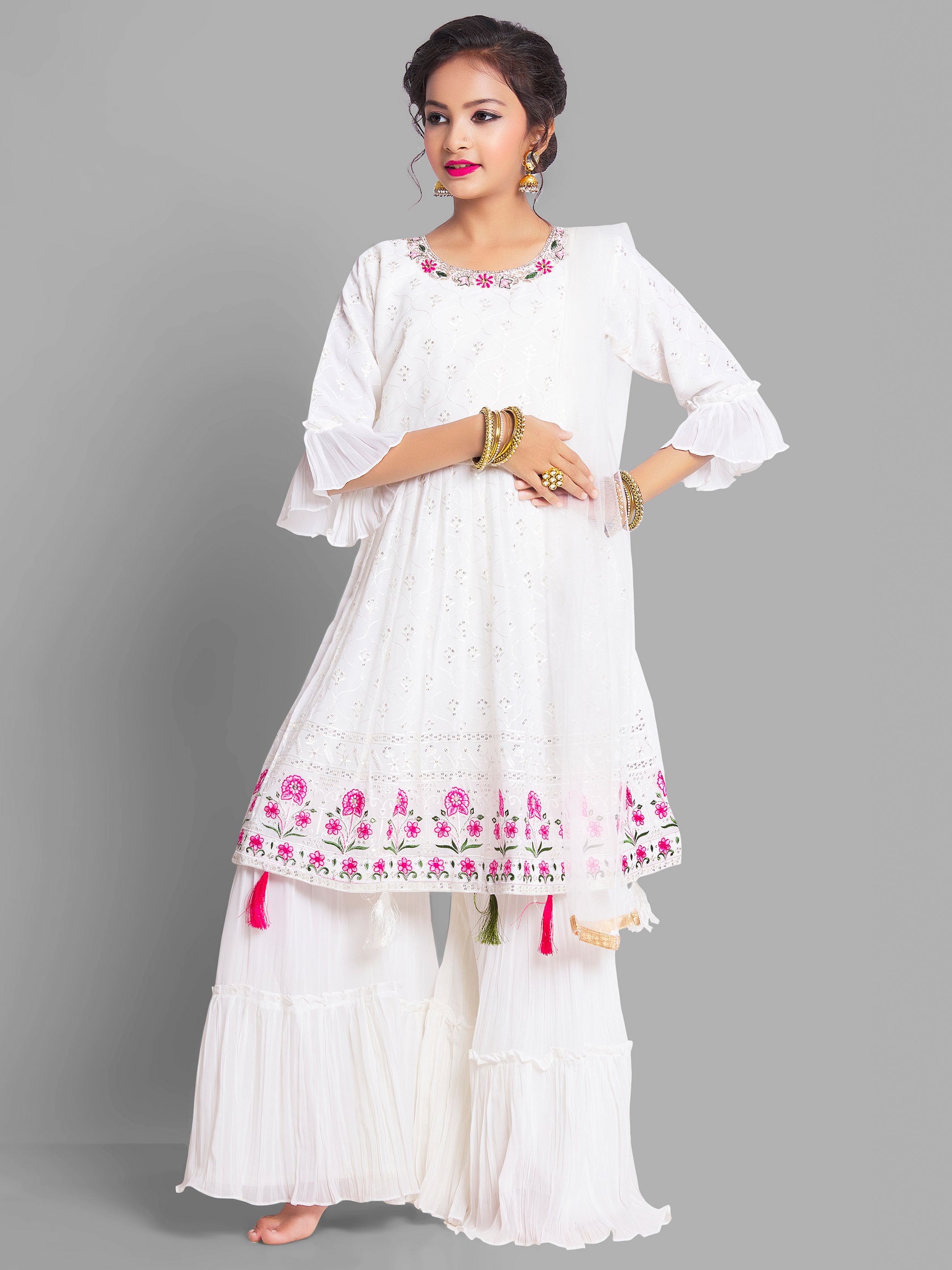 Vibha Sharara Suit - Roop Darshan
