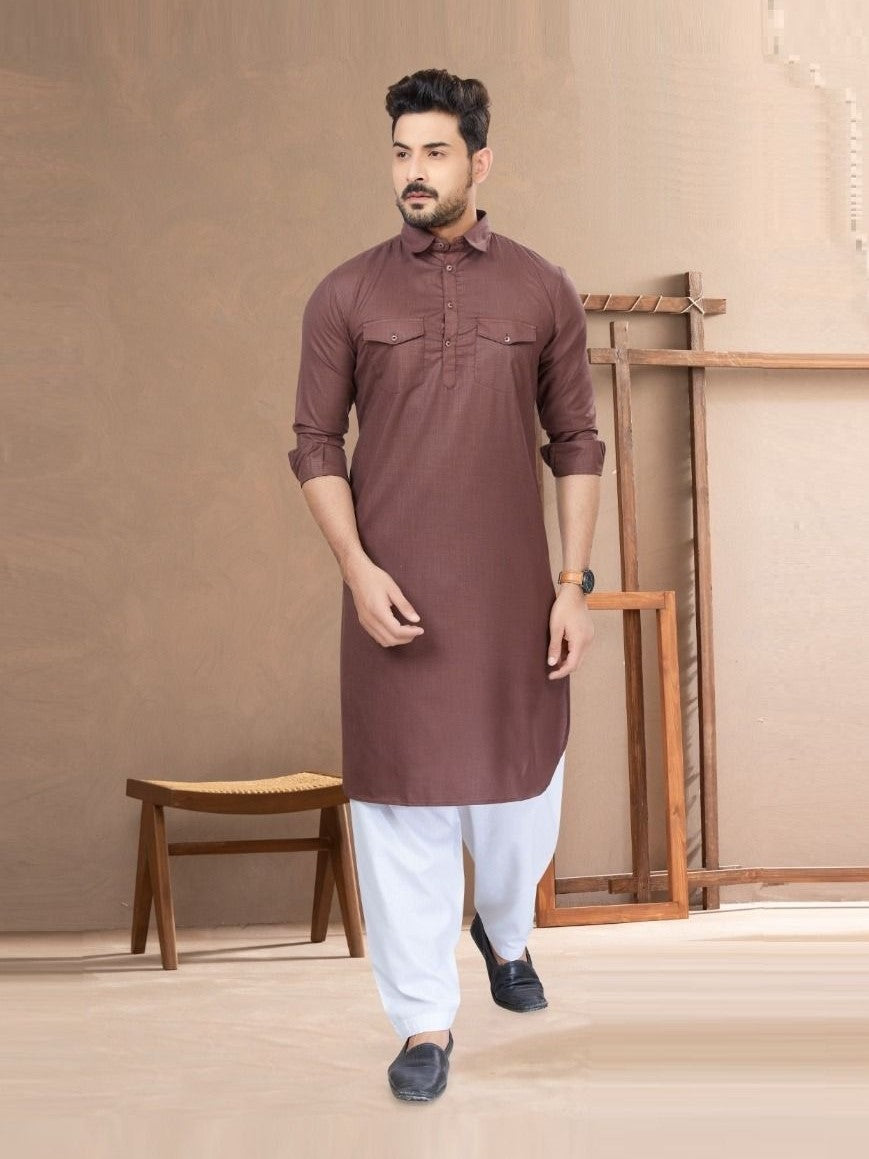 Mens Pathani Suit - Roop Darshan