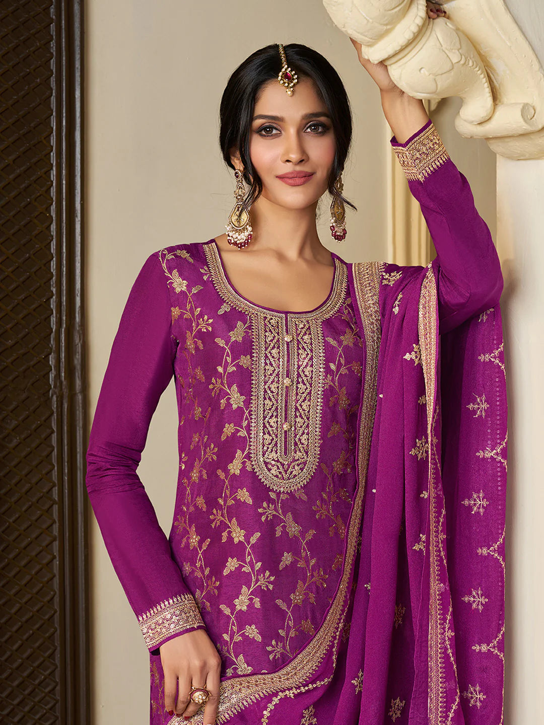 Sachi Palazzo Suit - Roop Darshan