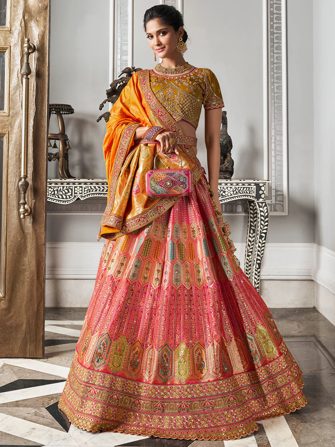 Niharika Unstitched Lahenga - Roop Darshan