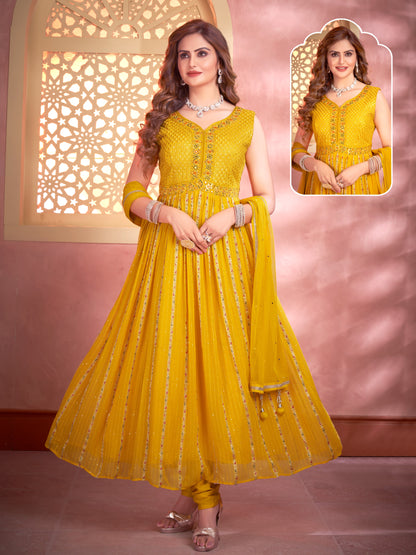 Malini Flair Suit - Roop Darshan