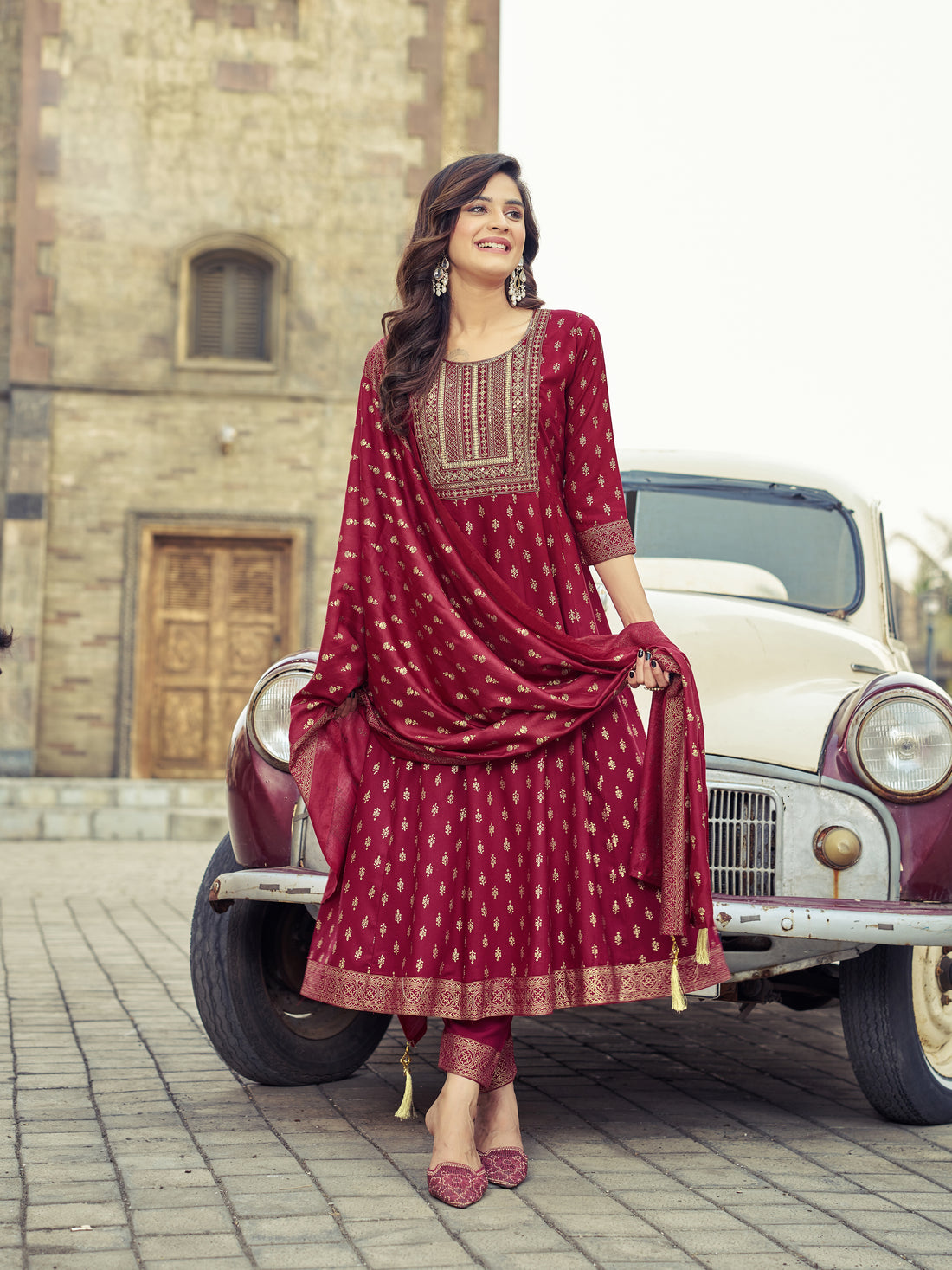 Vamika Flair Kamiz &amp; Pant - Roop Darshan