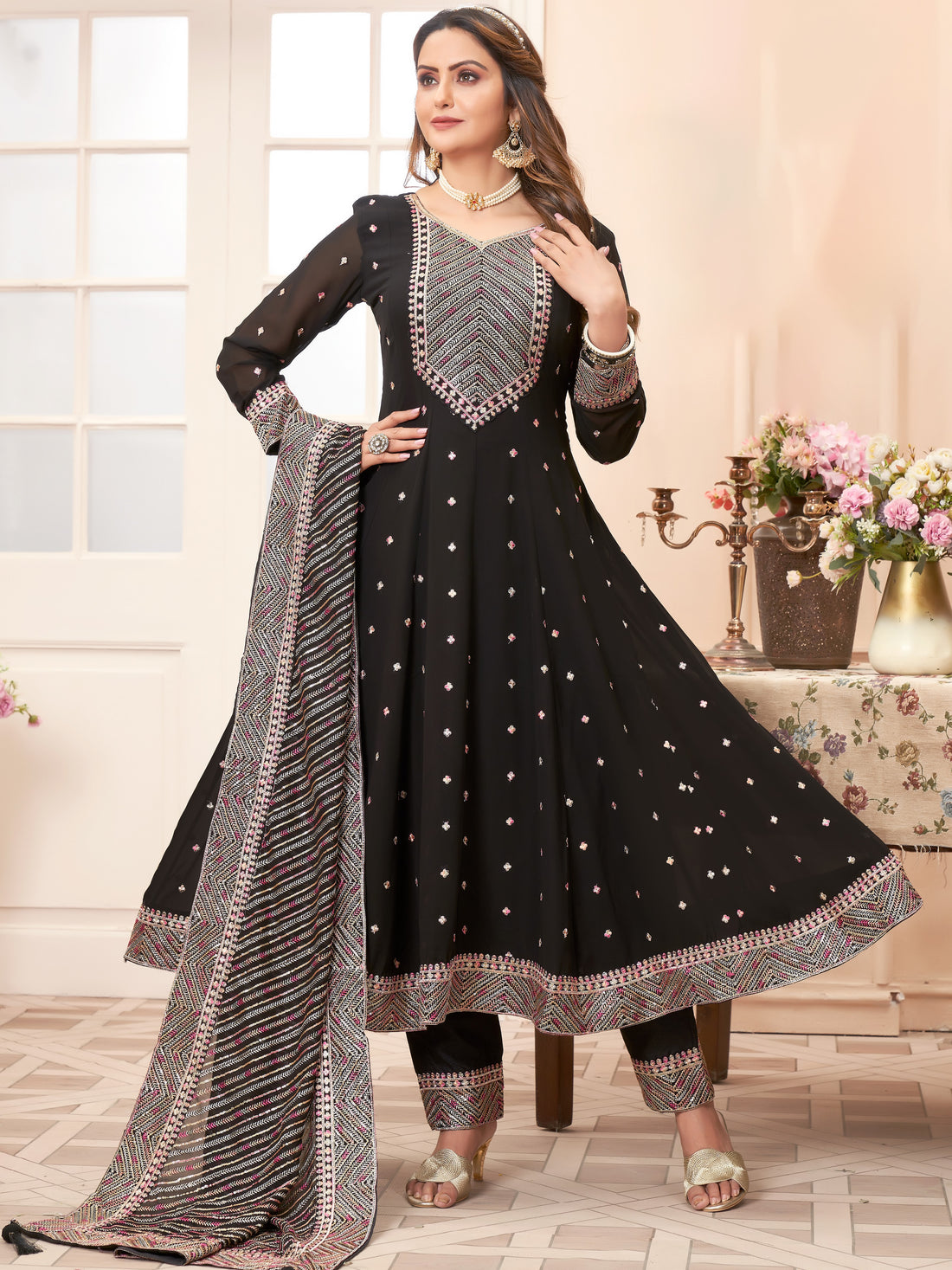 Binita Flair Kamiz &amp; Pant - Roop Darshan