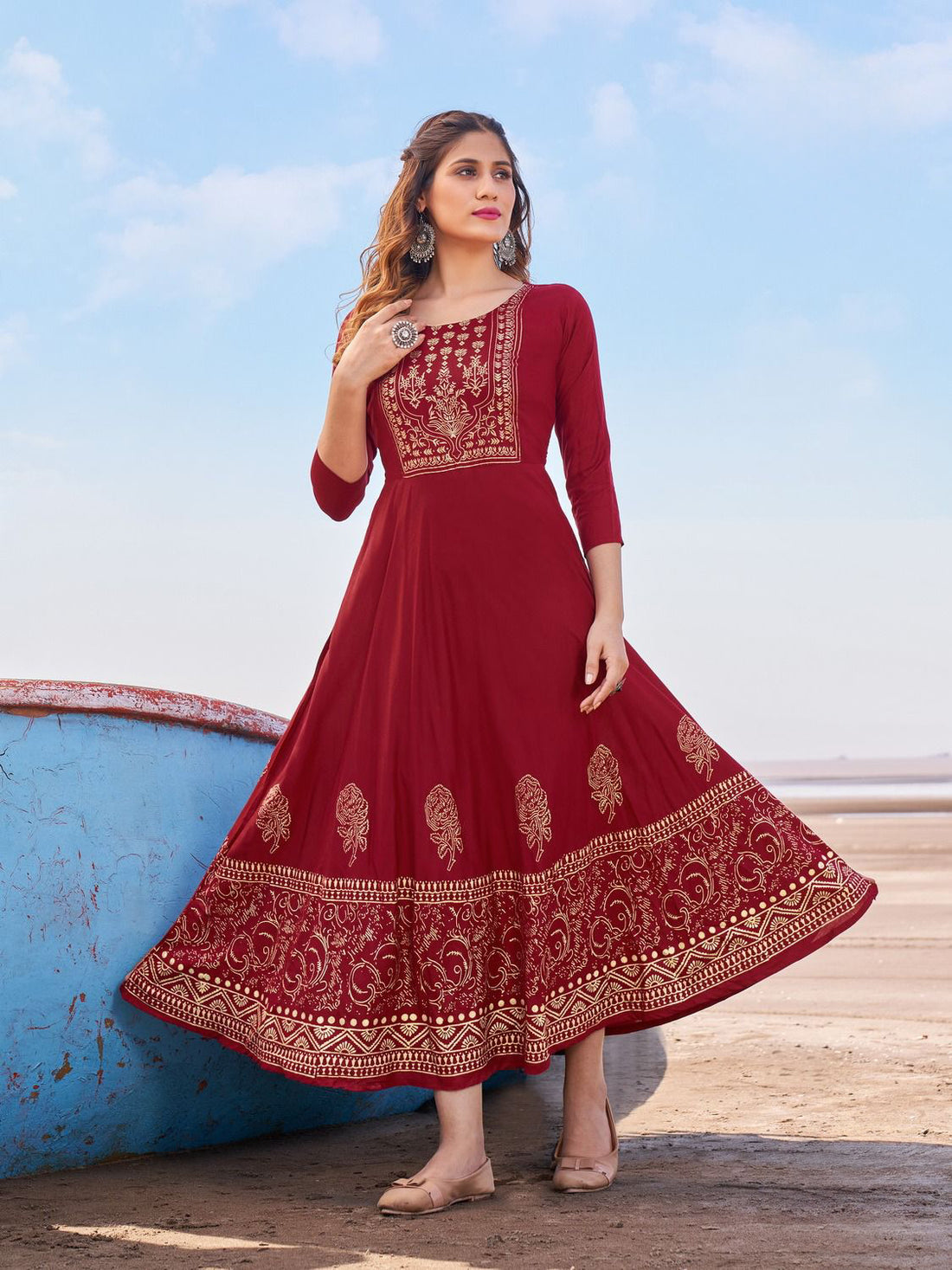 Sonal Flair Kurti - Roop Darshan