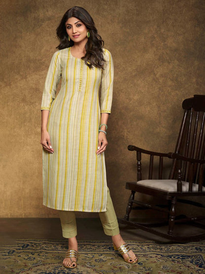 Samya Silk Printed Kurti With Pant - Roop Darshan