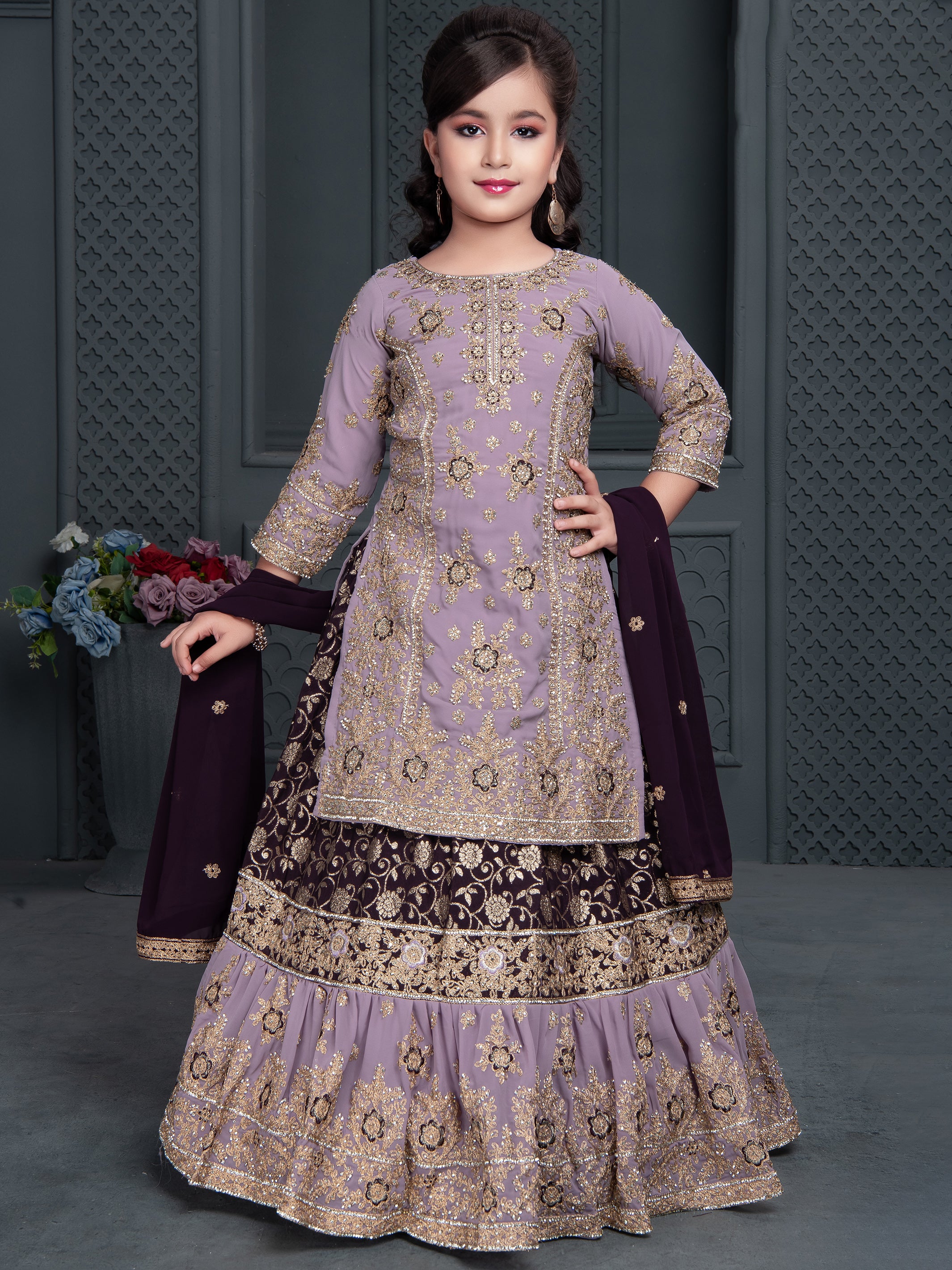 Samira Long Top Lehenga Suit - Roop Darshan