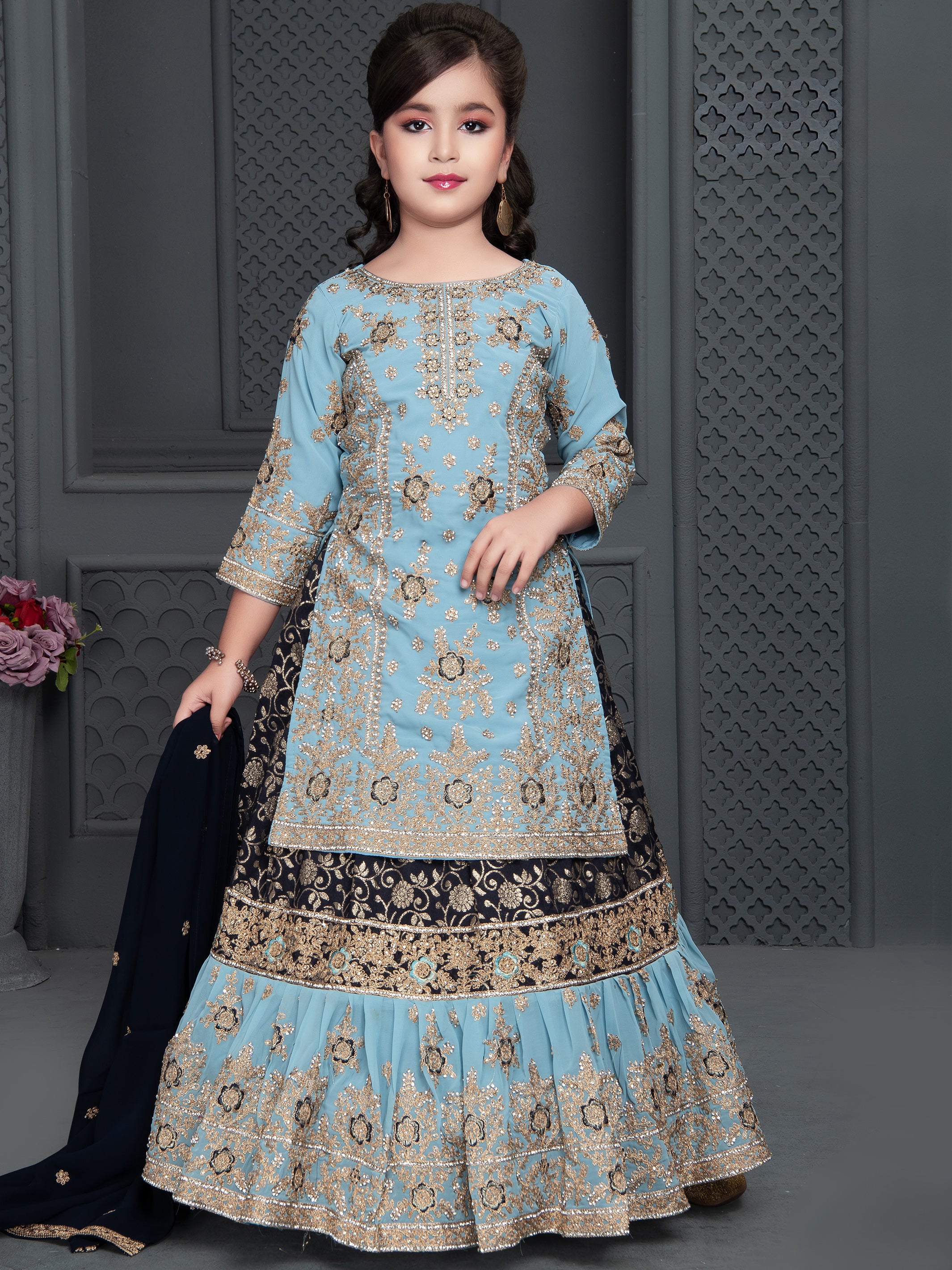 Samira Long Top Lehenga Suit - Roop Darshan