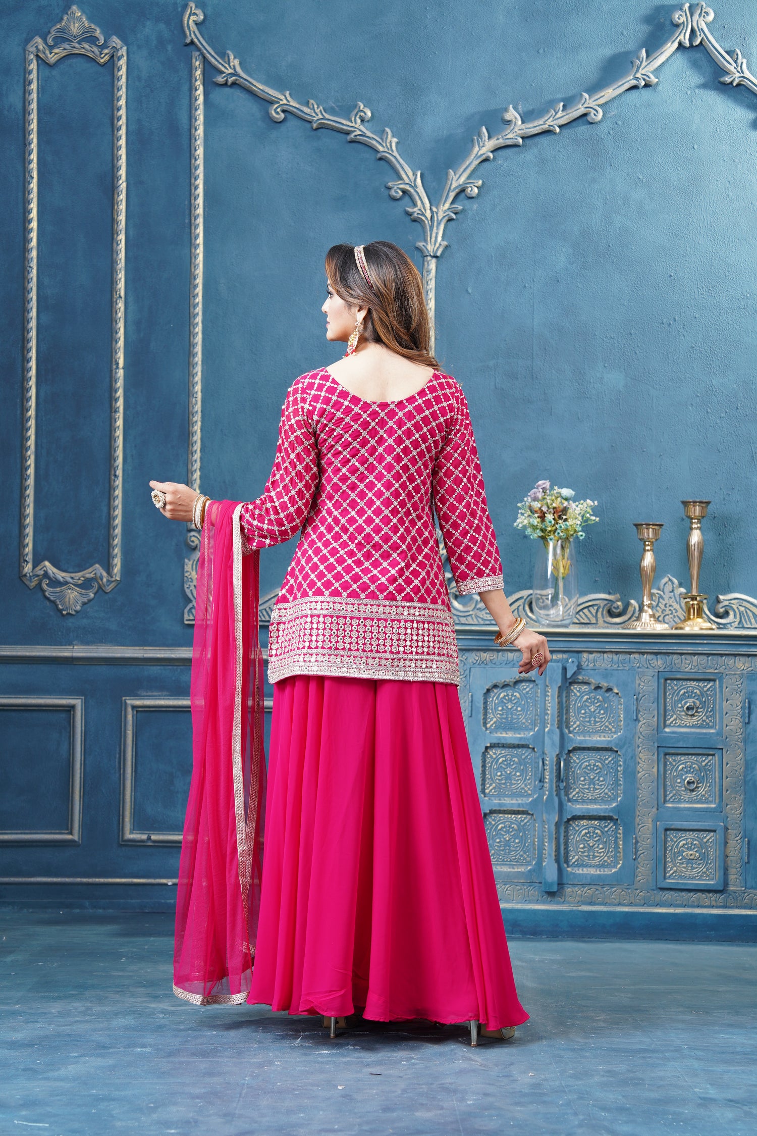 Diya Palazzo Suit - Roop Darshan