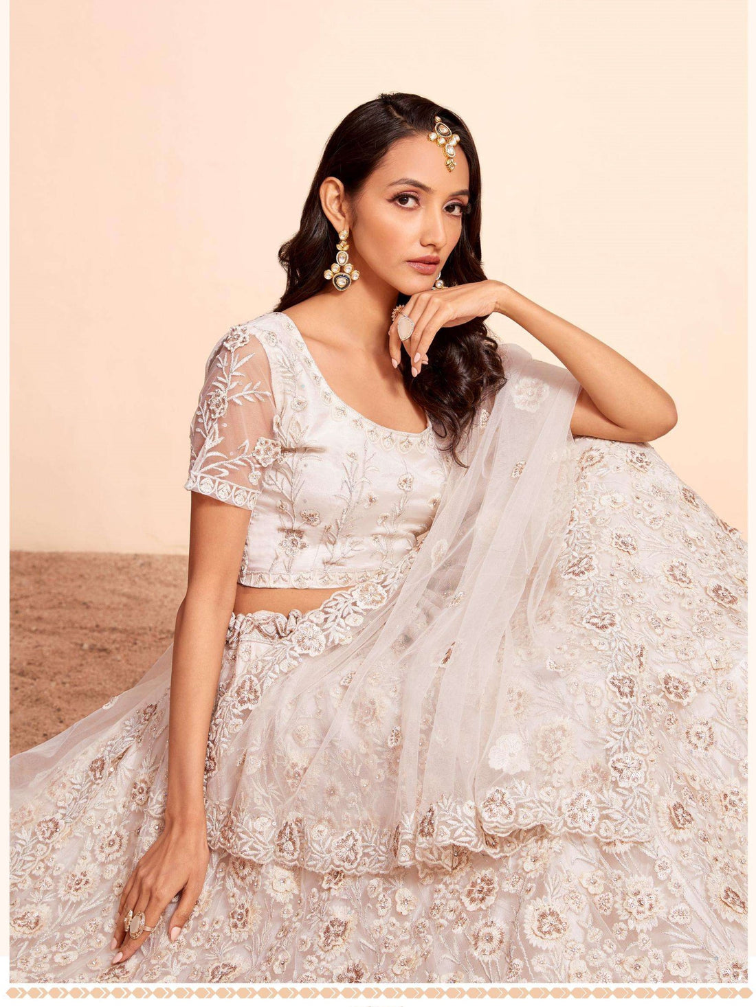 Priti Unstitched Lehenga Choli - Roop Darshan