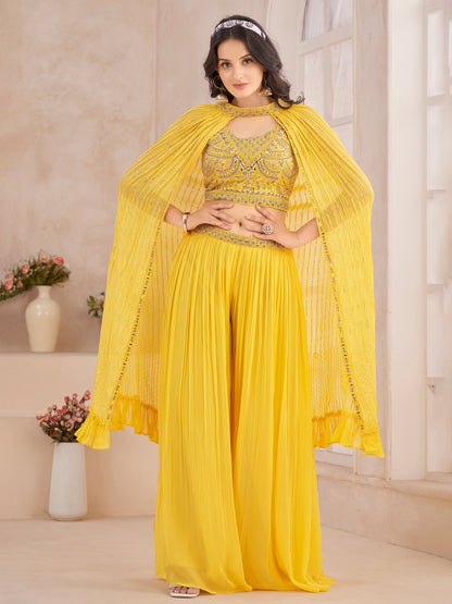 Krishna Palazzo Suit - Roop Darshan