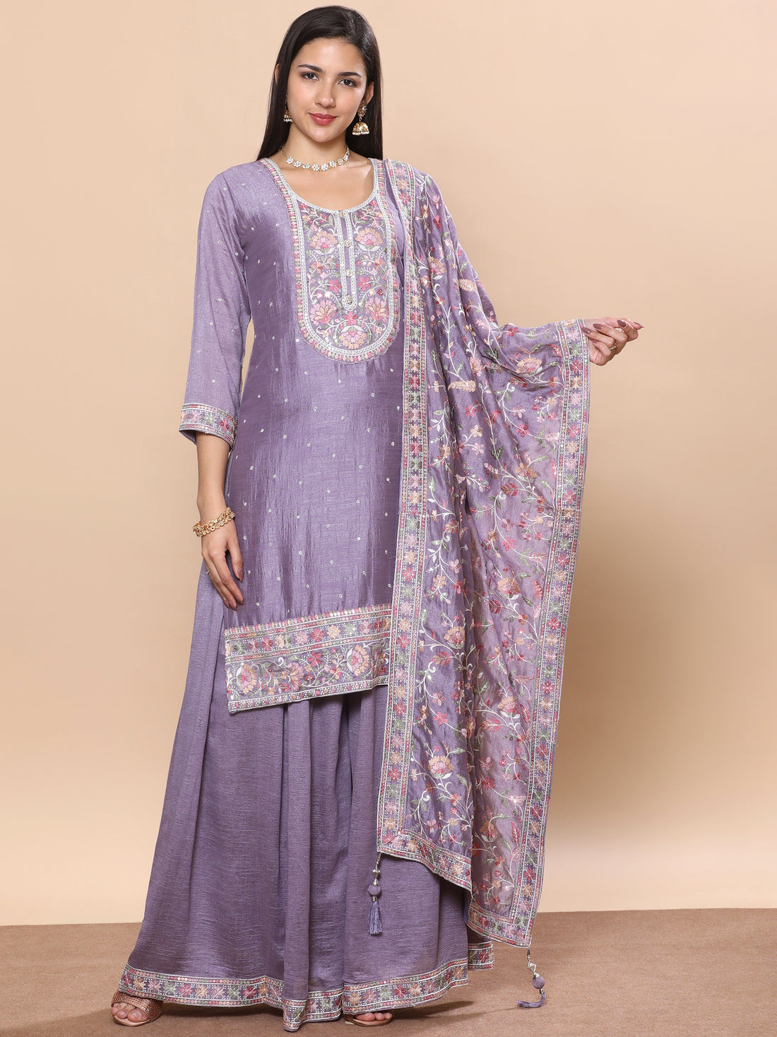 Deepali Palazzo Suit - Roop Darshan