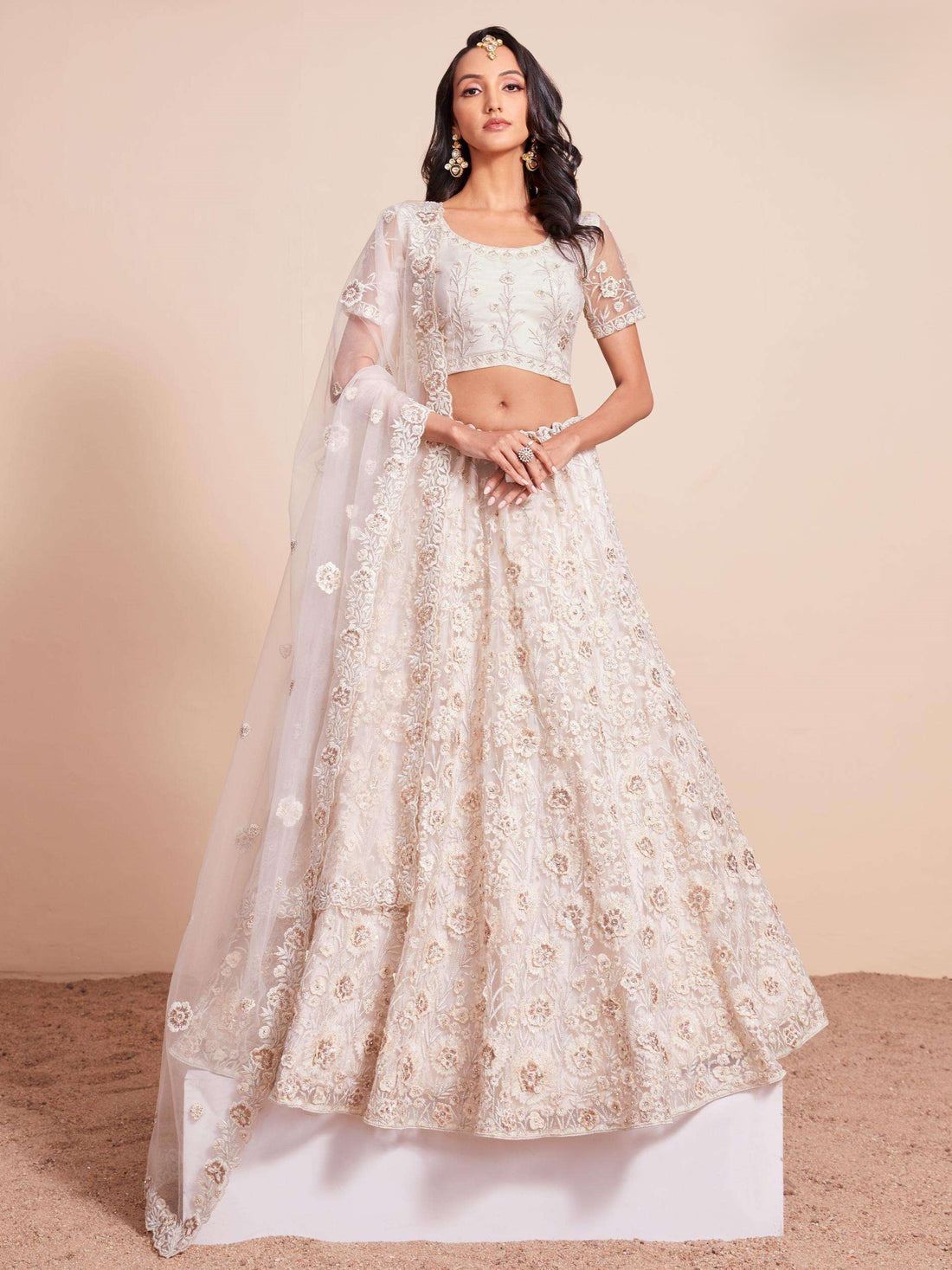 Priti Unstitched Lehenga Choli - Roop Darshan