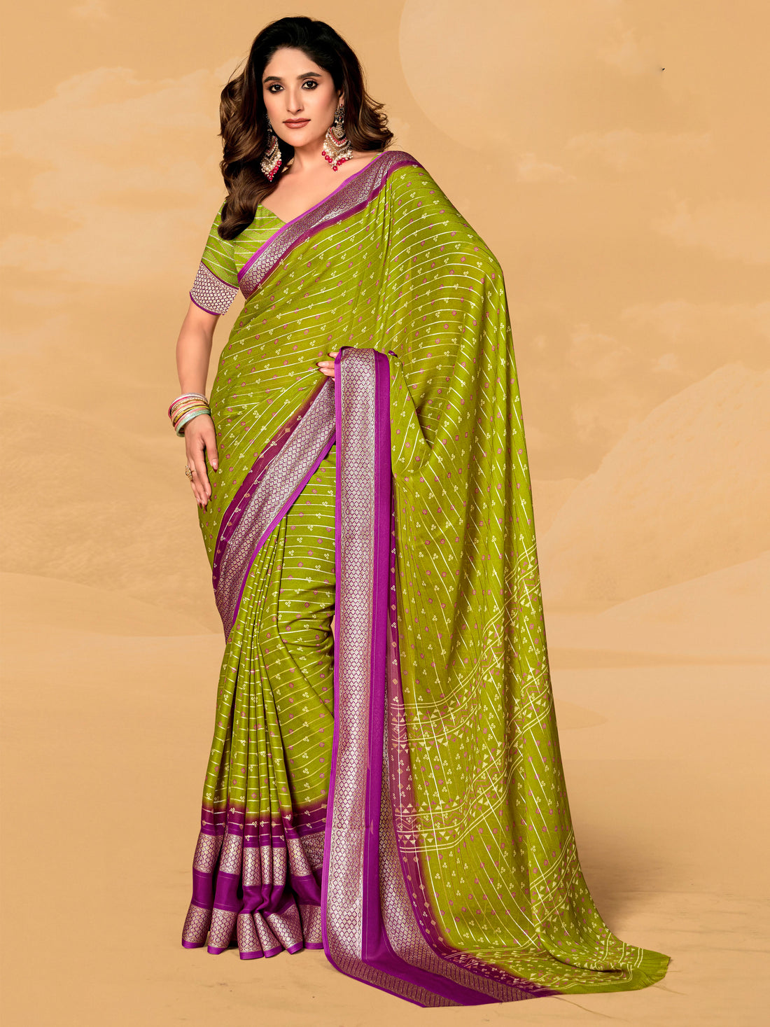 Tiara Saree - Roop Darshan