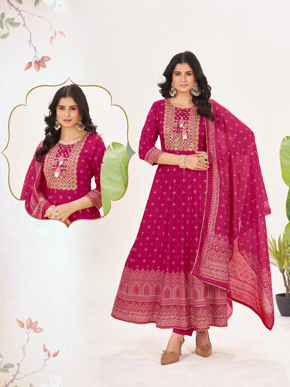 Varni Flair Suit - Roop Darshan