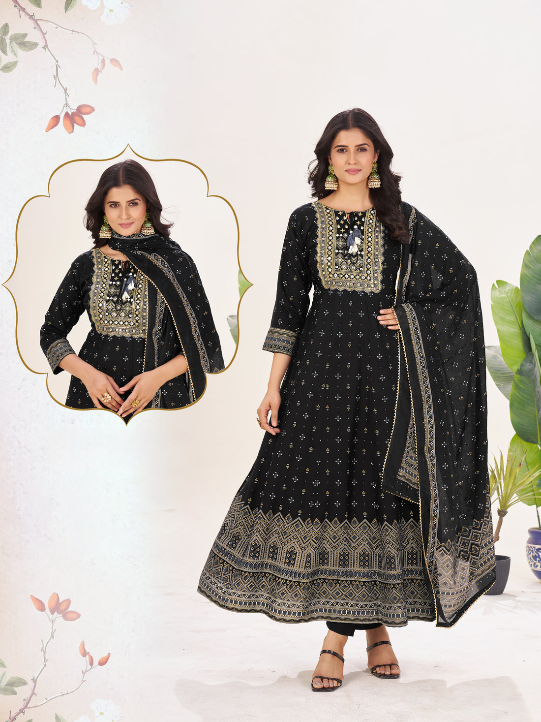Varni Flair Suit - Roop Darshan