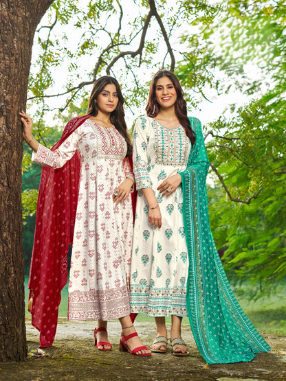 Aayna Kurti With Dupatta - Roop Darshan