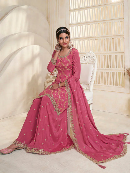 Somya Palazzo Suit - Roop Darshan