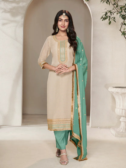 Falguni Straight Kamiz &amp; Pant - Roop Darshan