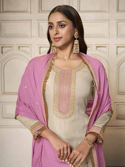 Falguni Straight Kamiz &amp; Pant - Roop Darshan
