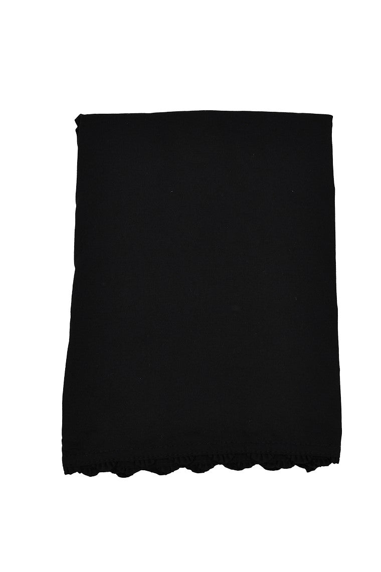 Black Cotton Petticoat - Roop Darshan