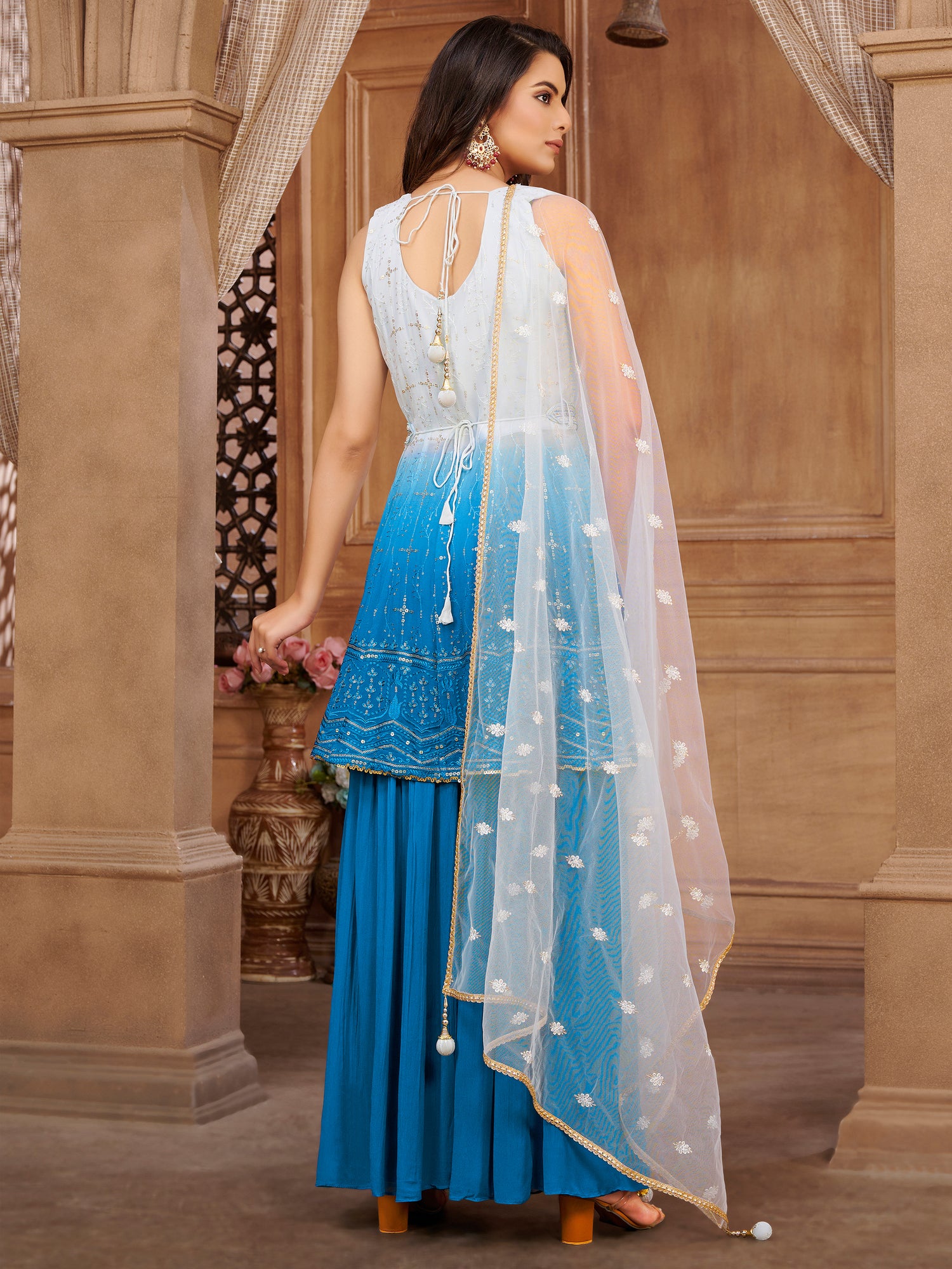 Yesha Palazzo Suit - Roop Darshan