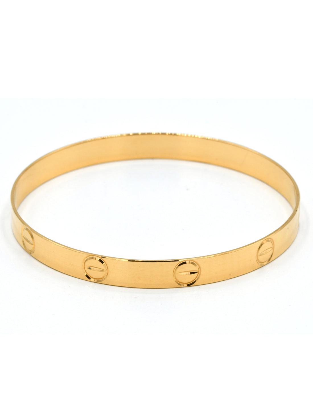 22ct Gold 1 Piece Ladies Bangle - Roop Darshan