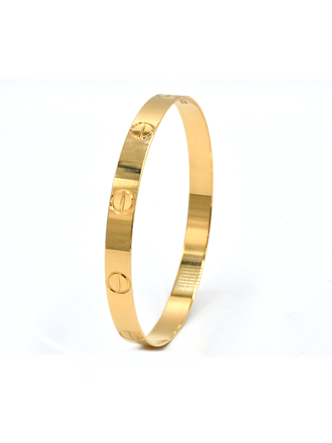22ct Gold 1 Piece Ladies Bangle - Roop Darshan