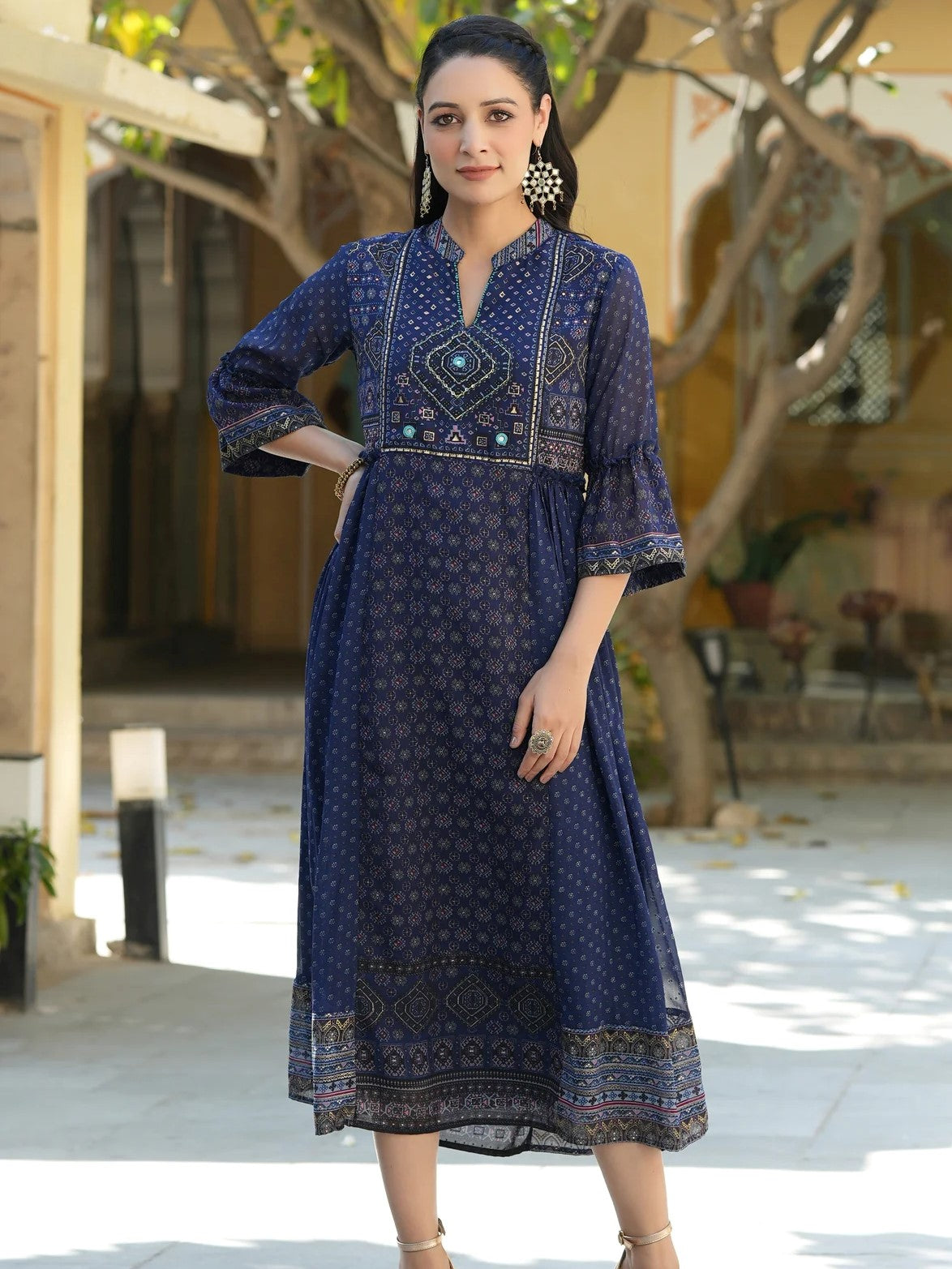 Kisha Flair Kurti - Roop Darshan