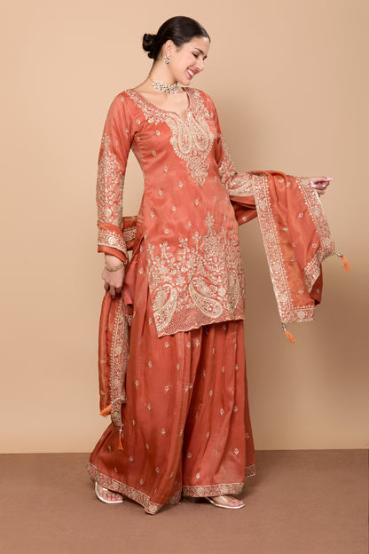 Aditi Palazzo Suit - Roop Darshan