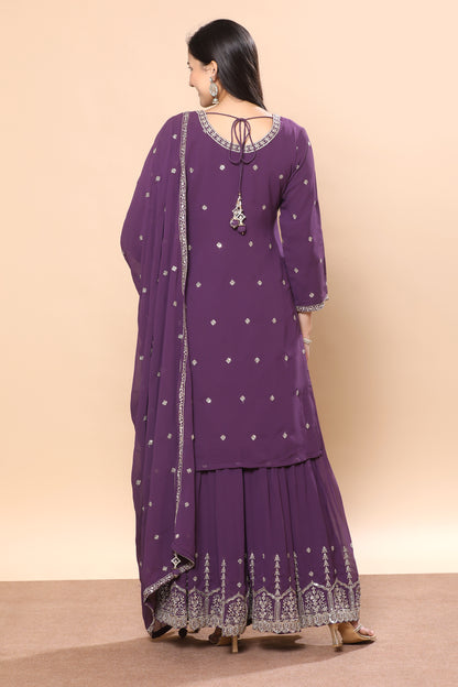 Safina Palazzo Suit - Roop Darshan