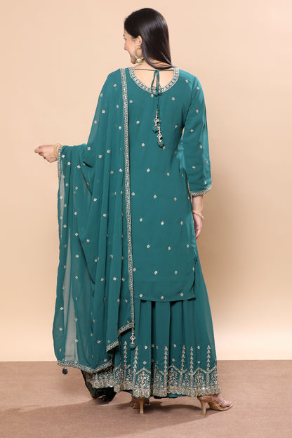 Safina Palazzo Suit - Roop Darshan