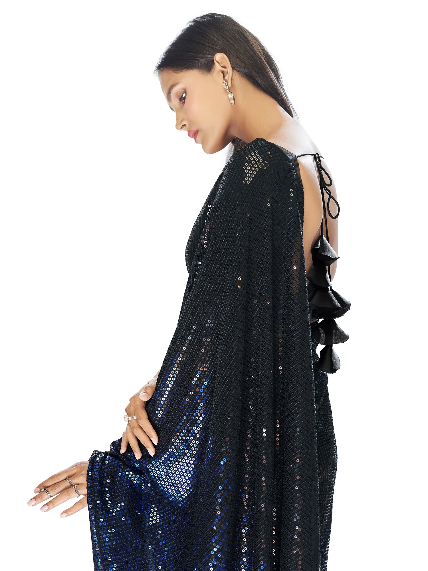 Saara Sequin Saree - Roop Darshan