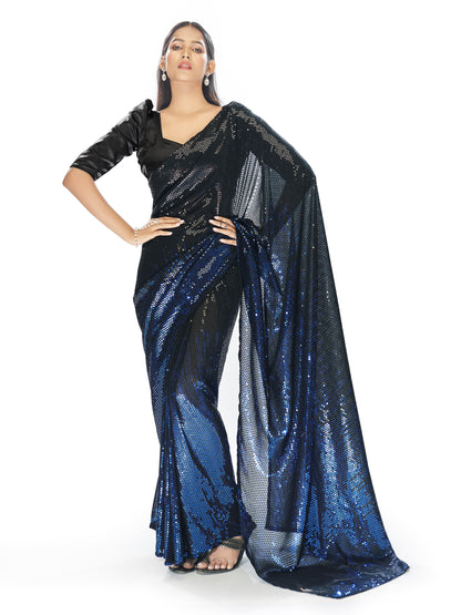 Saara Sequin Saree - Roop Darshan