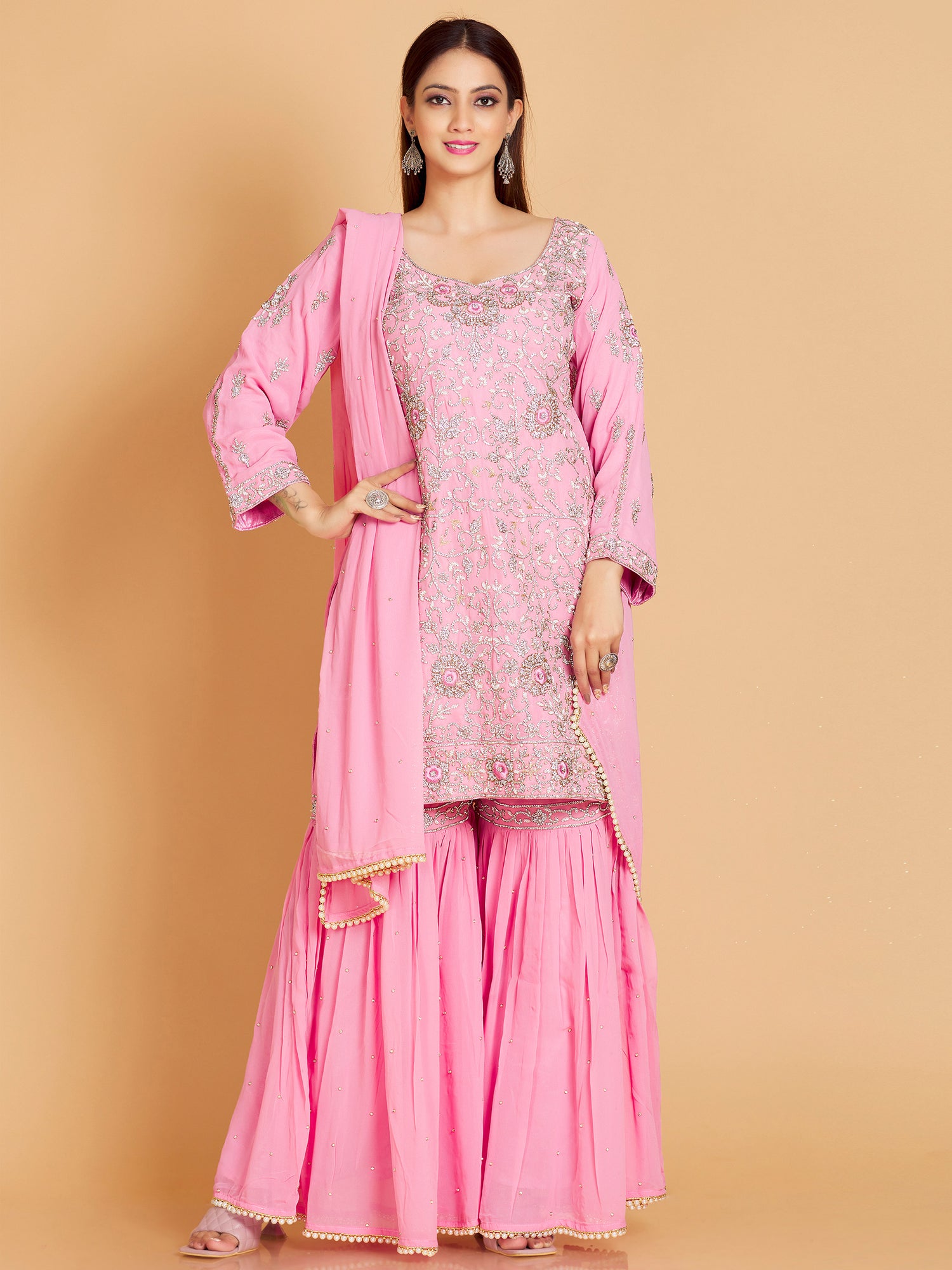 Radhika Sharara Suit - Roop Darshan