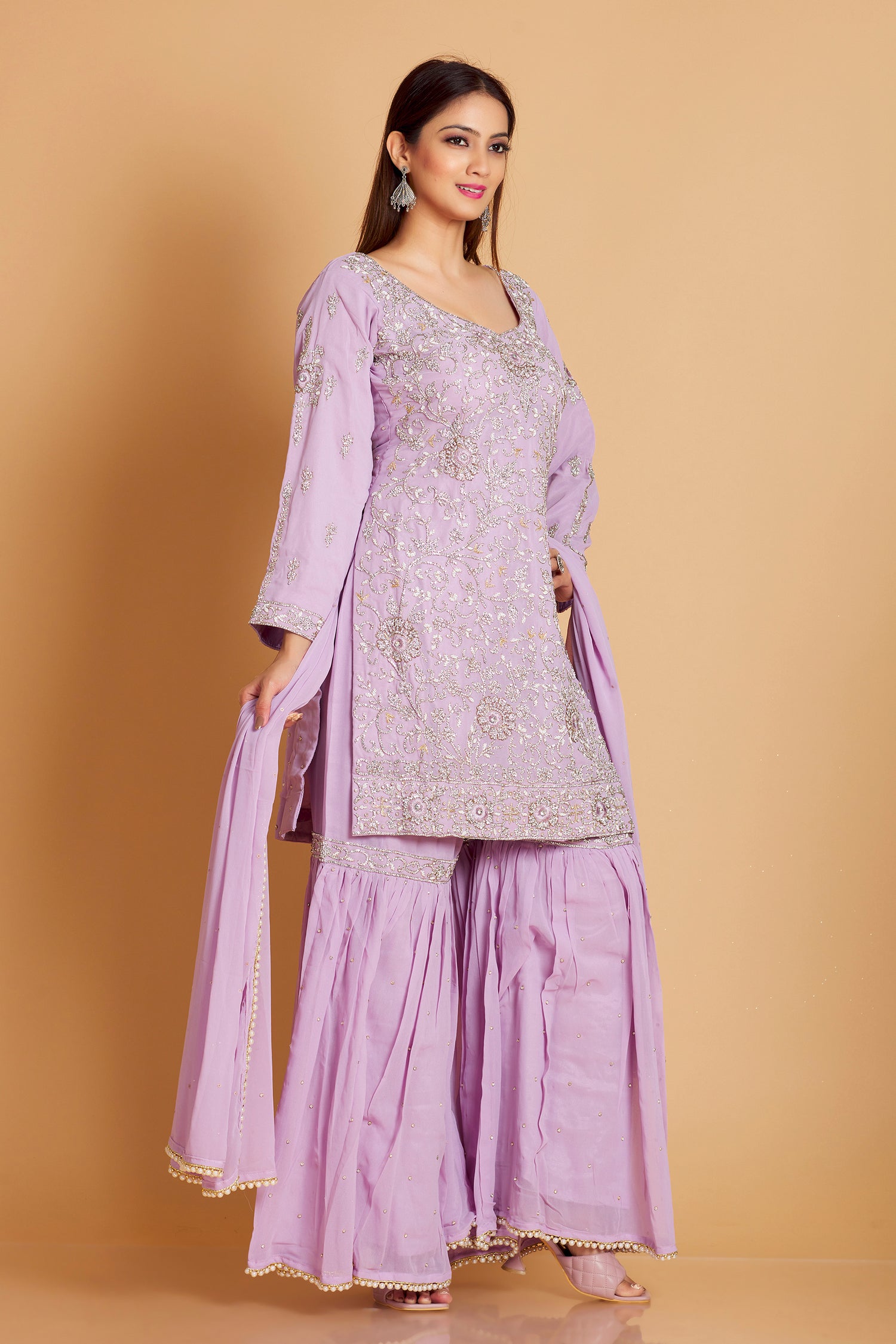 Radhika Sharara Suit - Roop Darshan