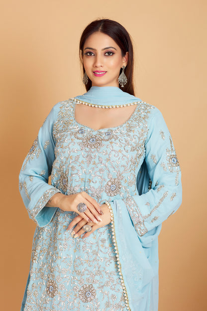 Radhika Sharara Suit - Roop Darshan