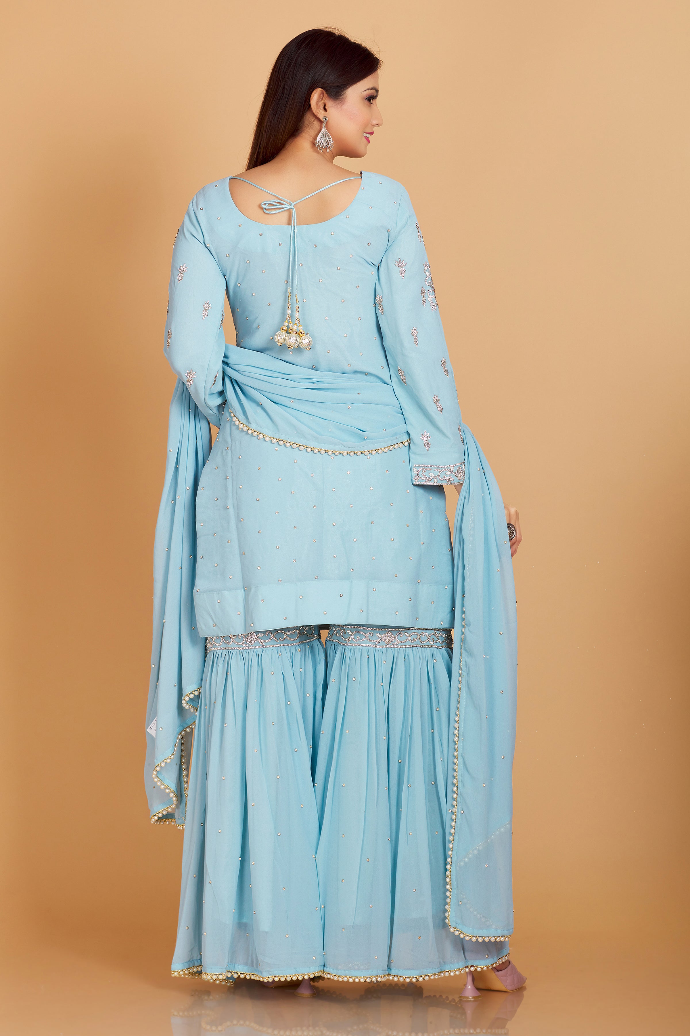 Radhika Sharara Suit - Roop Darshan