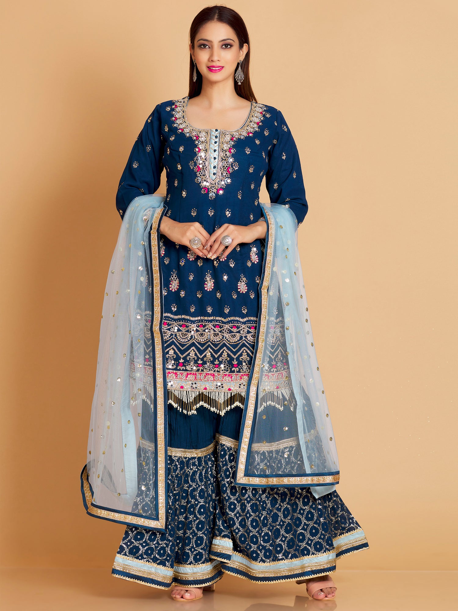 Aimee Sharara Suit - Roop Darshan