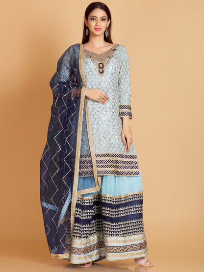 Matali Sharara Suit - Roop Darshan