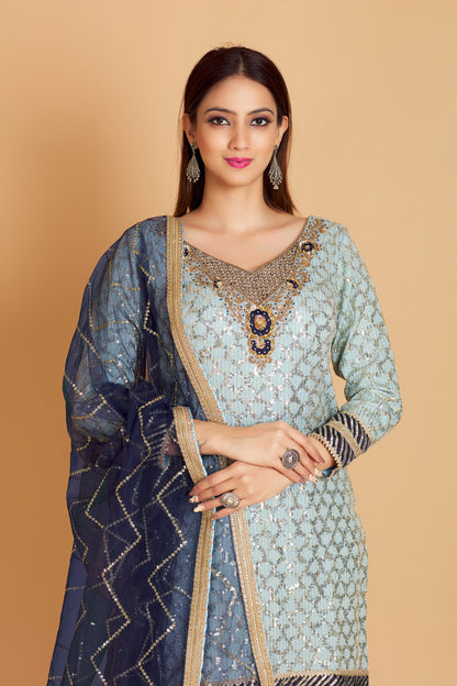 Matali Sharara Suit - Roop Darshan