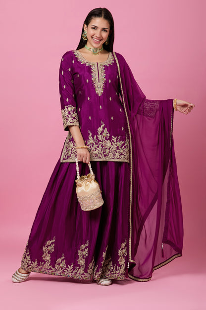 Gauri Palazzo Suit - Roop Darshan