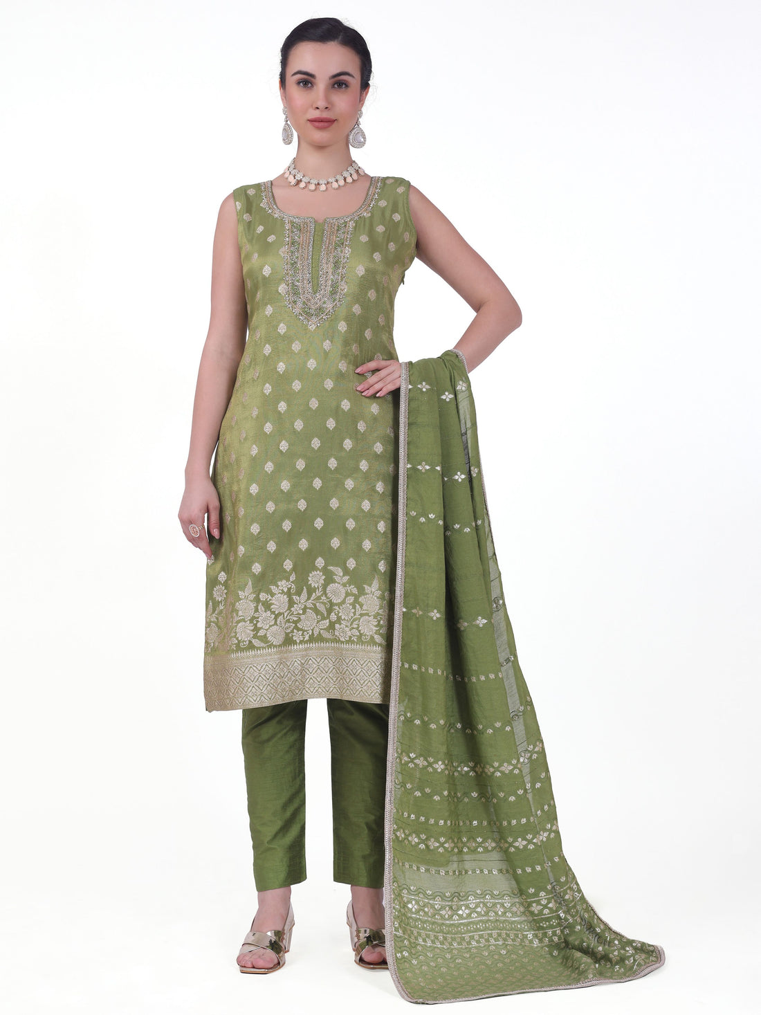 Dipali Kamiz &amp; Pant - Roop Darshan