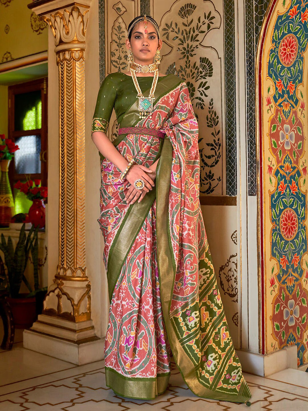 Vrinda Patola Saree - Roop Darshan